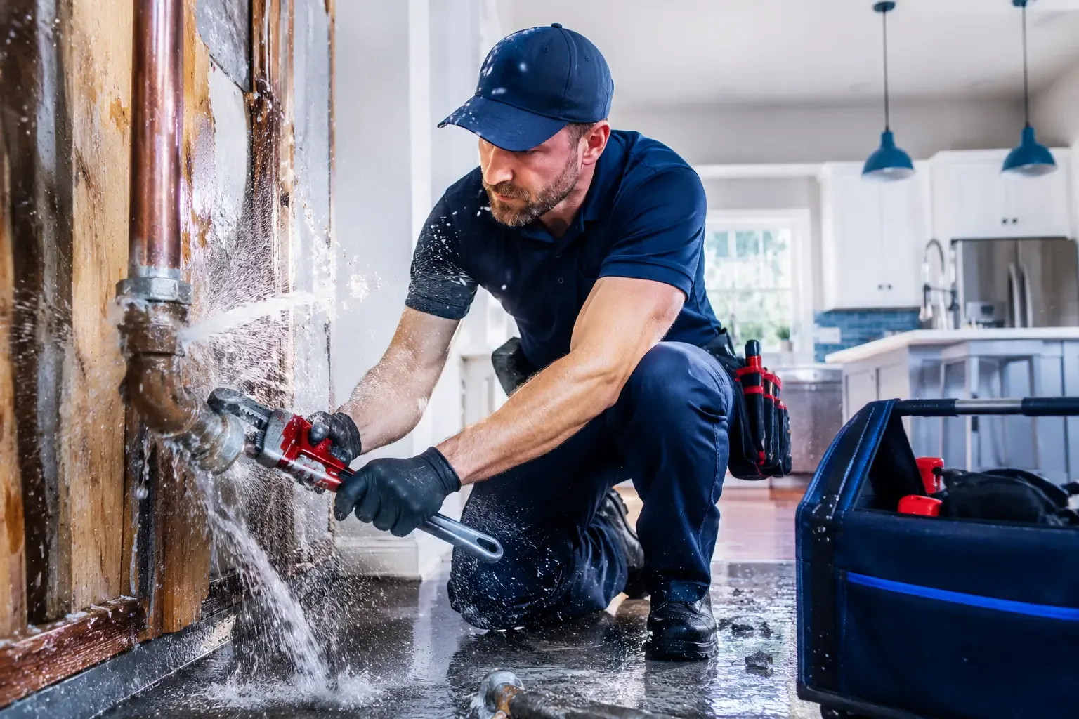 Emergency pipe repair in Texas